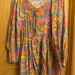 Floral Bohemian Romper from SHEIN